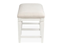 Willowbrook - Upholstered Bench - Egg Shell White