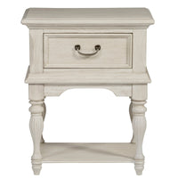 Bayside - Leg Nightstand - White