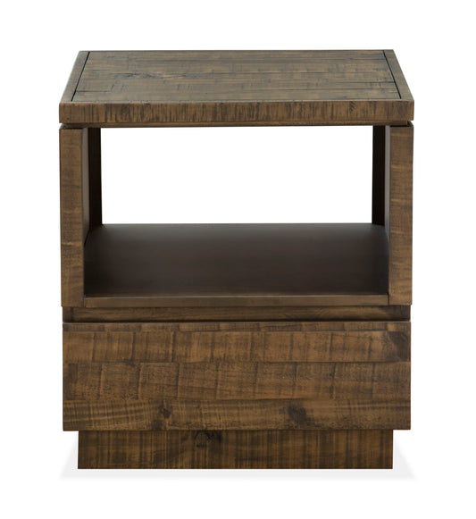 Baisden - Rectangular End Table - Tobacco