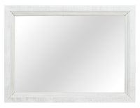 Stoa - Mirror - White / Brown