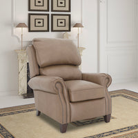 Churchill - Recliner Push Thru The Arm - Cashmere-Taupe