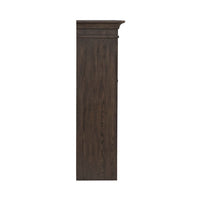 Paradise Valley - Executive Credenza Hutch - Saddle Brown