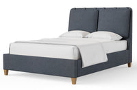 Nordhaven - Upholstered Bed - Nordic Walnut Legs