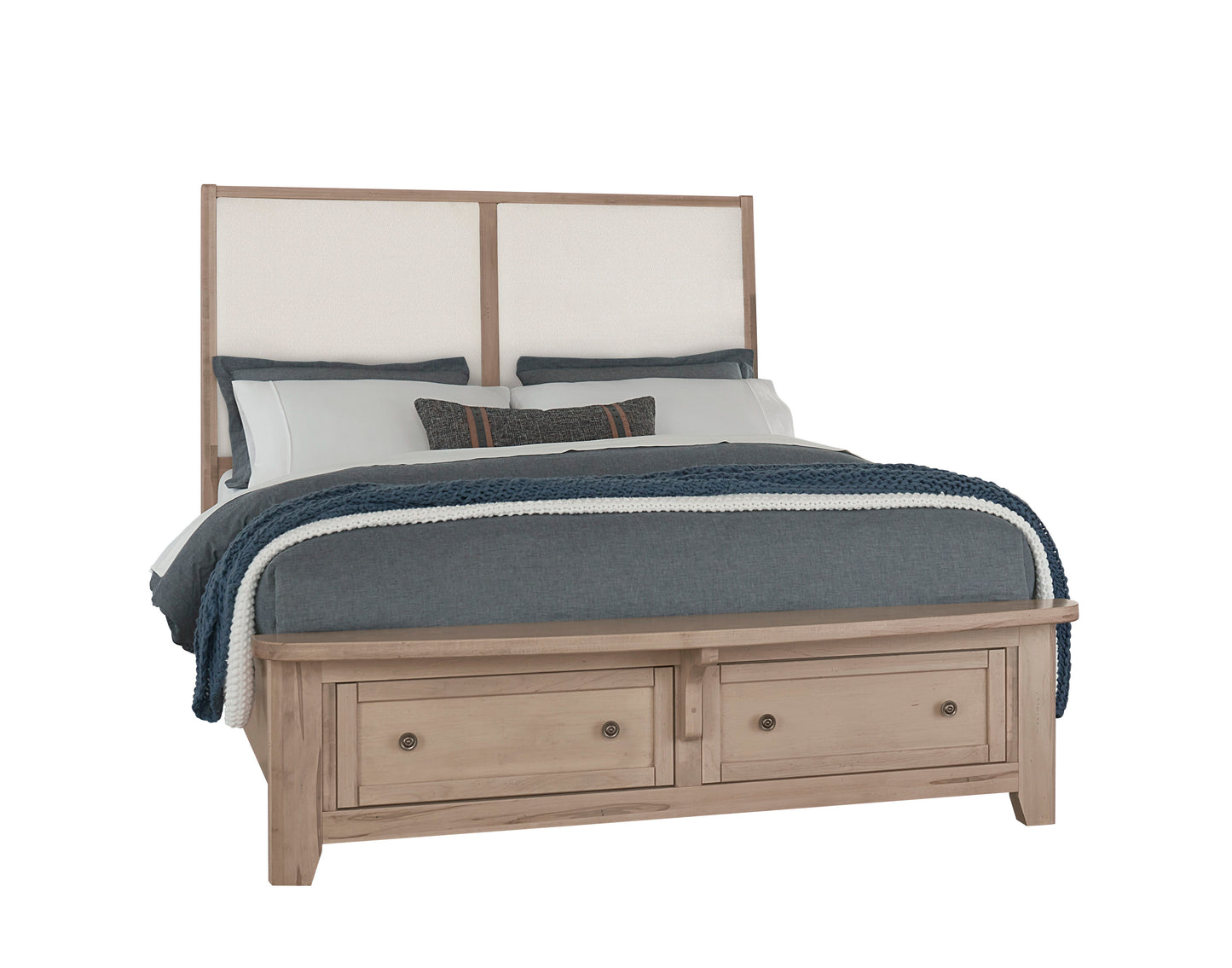 Woodbridge - Storage Upolstered Bed - Wood