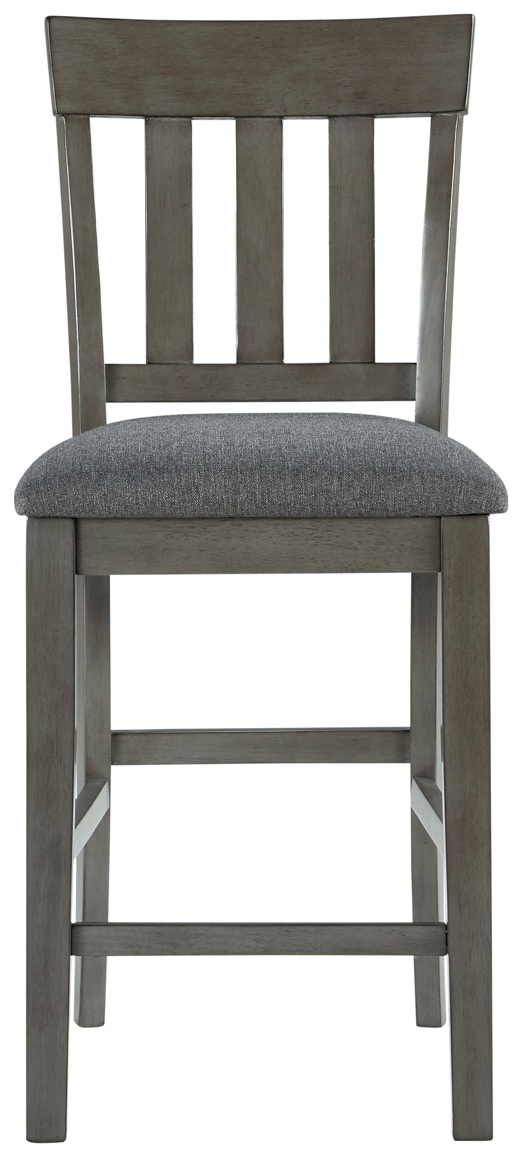 Hallanden - Black / Gray - Upholstered Barstool (Set of 2)