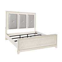 Orleans - Upholstered Panel Bed with LED Lights