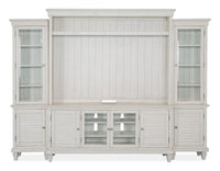 Newport - Entertainment Wall - Alabaster