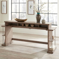 City Scape - Console Bar Table - Burnished Beige