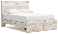 Lawroy - Panel Bed With Storage