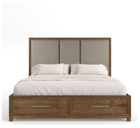 Laurel Ridge - Upholstered Panel Storage Bed