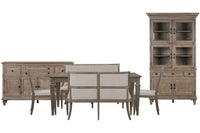 Lancaster - 7 Piece Extendable Rectangular Dining Table Set