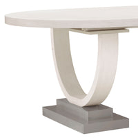 Brighton - Trestle Table With Leaf Extension - White