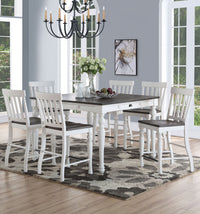 Joanna - 5 Piece Counter Dining Set - White