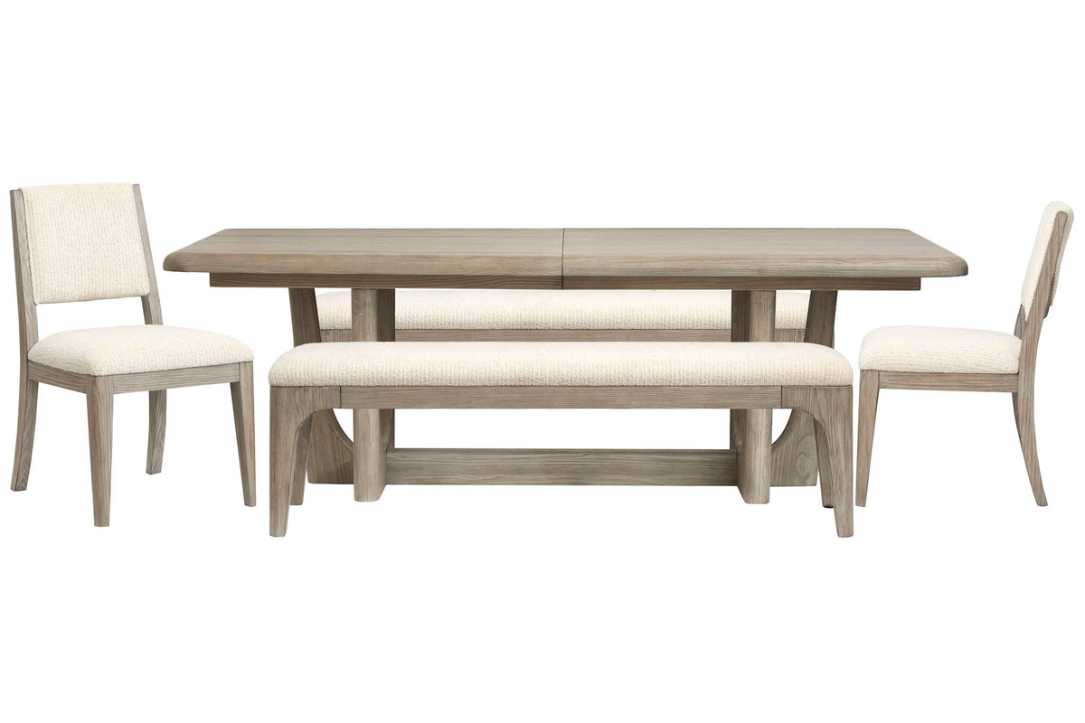 Braelyn - Extendable Trestle Dining Table Set