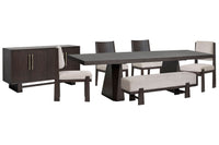 Tauren - 7 Piece Extendable Double Pedestal Dining Table Set