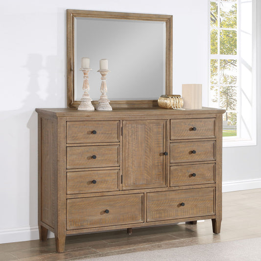 Riverdale - Dresser And Mirror - Driftwood