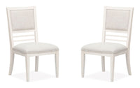 Echo Isles - Upholstered Side Chair (Set of 2) - Sea Pearl And Driftwood