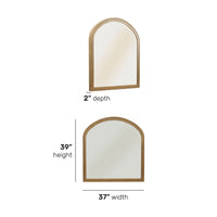 Normandy - Mirror - Light Brown