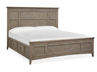 Paxton Place - Complete Panel Bed With Storage Rails
