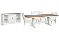 Kingston - Extendable Trestle Dining Table Set