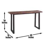 Jennings - Live Edge Bar Table - Brown