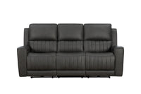 Pierce - Power Sofa With Power Recline, Power Headrest (Drop Down Table With Two Cup Holders)-Zero Gravity, Lumbar