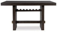 Burkhaus - Dark Brown - Rectangular Dining Room Counter Table