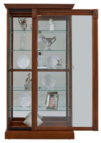 Curios - Lighted Sliding Door 5 Shelf Curio Cabinet