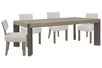 Anderson Park - Leg Dining Table Set With Klismos Chairs