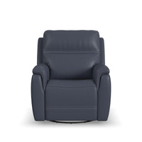 Sawyer - Swivel Glider With Power Headrest, Lumbar, Heat & Massage