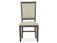 Westley Falls - Step Up Side Chair With Upholstered Seat & Back (Set of 2) - Graphite