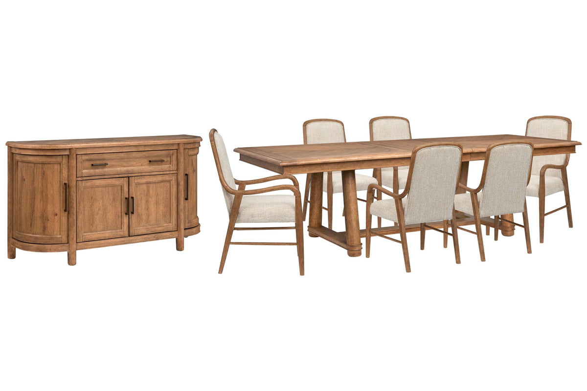 Woodward - Trestle Extendable Dining Table Set