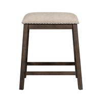 Harrison - Upholstered Console Stool - Brown
