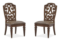Durango - Wood Dining Side Chair With Upholstered Seat (Set of 2) - Willadeene Brown