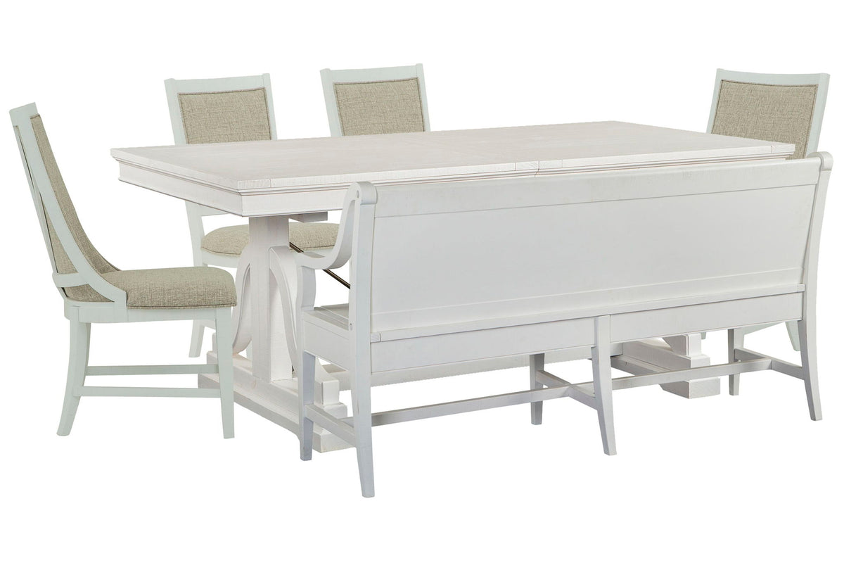 Heron Cove - Extendable Trestle Dining Table Set