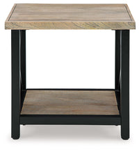 Bristenfort - Brown / Black - Rectangular End Table