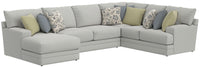 Stockbridge - Sectional With Comfort Coil Seating And 9 Accent Pillows Included
