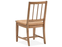 Lindon - Dining Side Chair With Paper Cord Seat (Set of 2) - Light Brown