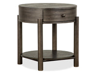 Hadleigh - Round End Table - Coffee Bean