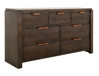 Raramuri - 7 Drawer Dresser - Dark Brown