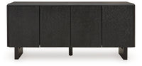 Farrelmore - Black - Accent Cabinet