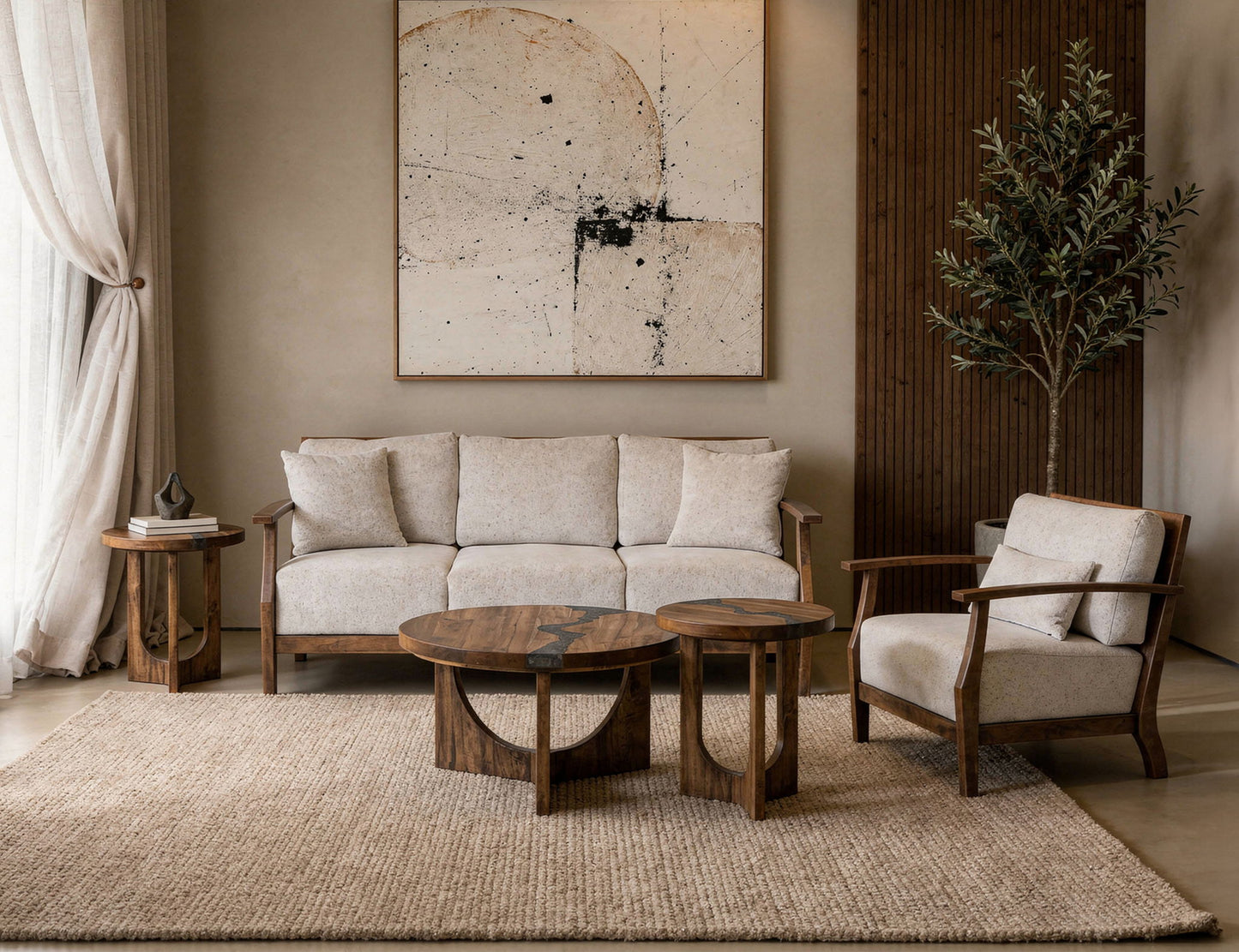 Forest - Sofa - Brown / Beige