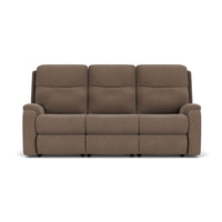 Penn - Transitional Fabric Power Reclining Sofa With Power Headrests & Lumbar