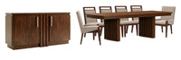 Reena - Extendable Trestle Dining Table Set
