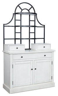Greddinton - White - Baker's Rack