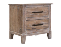 White Teak - Nightstand - Ivory White