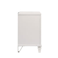 Twenty Nine - Nightstand With USB - White