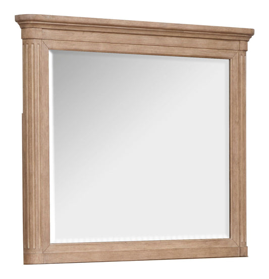 Harmony Heights - Landscape Mirror - Belgium Wheat