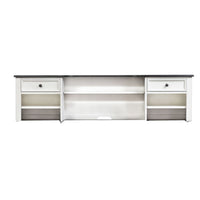 Allyson Park - Hutch - Wirebrushed White / Charcoal