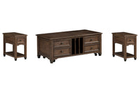 Cormac - Lift Top Storage Cocktail Table Set